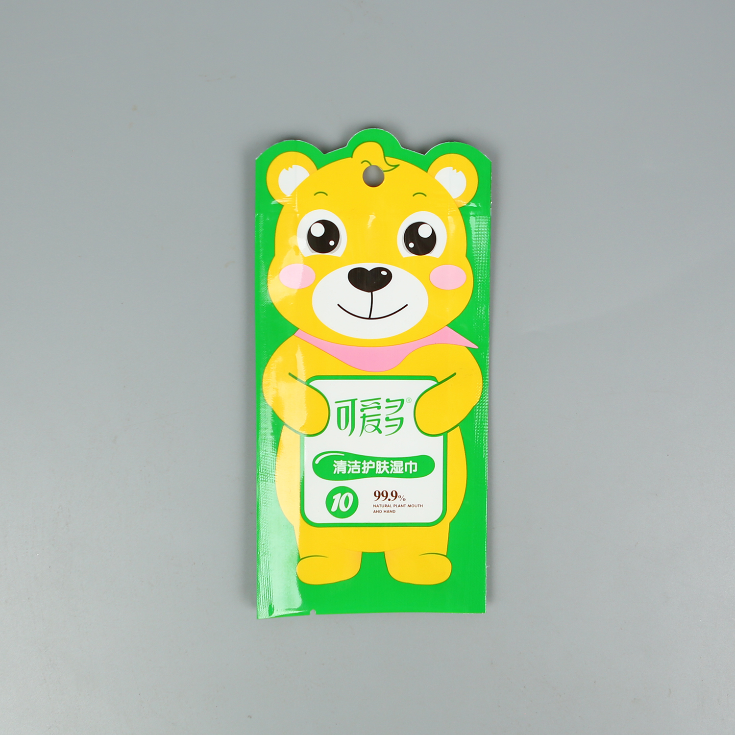可愛(ài)多清潔護(hù)膚濕巾+亮面塑料復(fù)合+異形四邊封